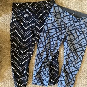 Pair of two Athleta Capri Leggings